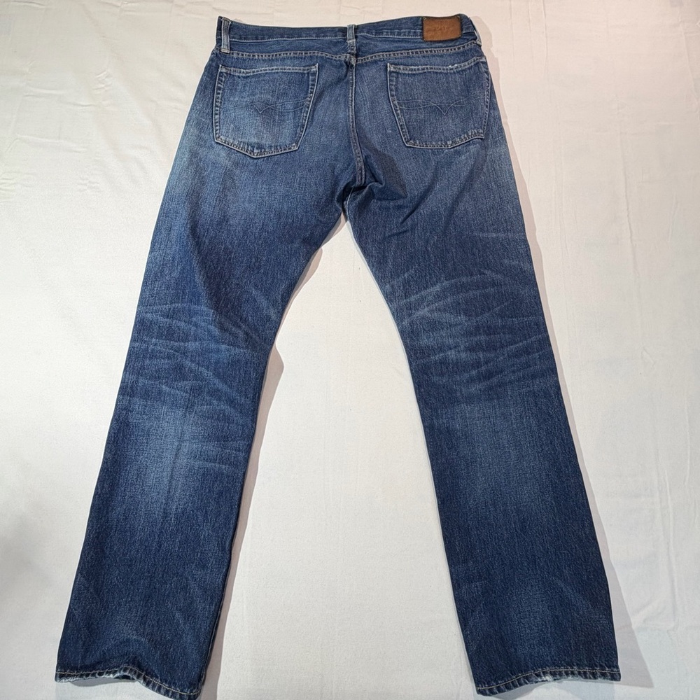 Polo Ralph Lauren The Hampton Relaxed Straight Jeans 36x34 Medium Wash Preppy - Picture 3 of 7